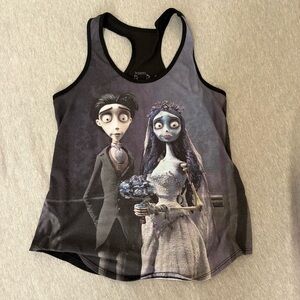Gothic-Themed Sleeveless Tank Top